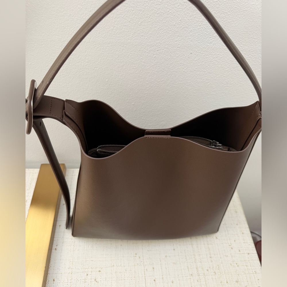 Mango Dark Brown Shoulder Bag - Picture 6 of 11